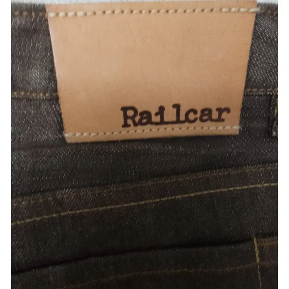 Railcar Fine Goods Jeans Garments Built Raw Denim Made USA Size 31